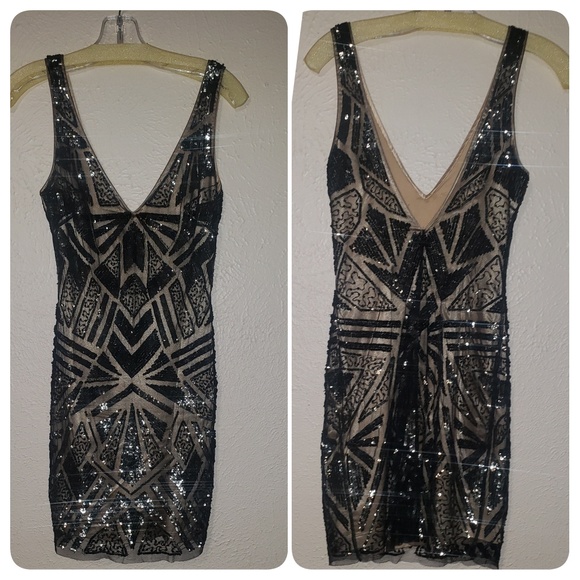bebe Dresses & Skirts - Bebe cocktail Sequin Dress